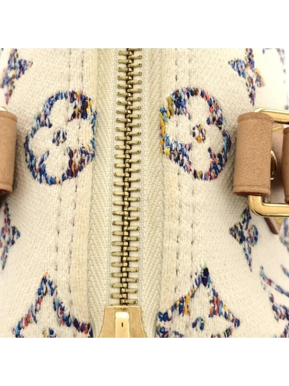 Louis Vuitton Tweed Monogram Multicolor Speedy Bandouliere 20 Boston Bag